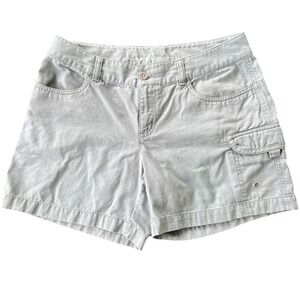 The North Face Cargo Shorts Womens Size 6 Blue Hiking‎ Outdoor Trail Camping